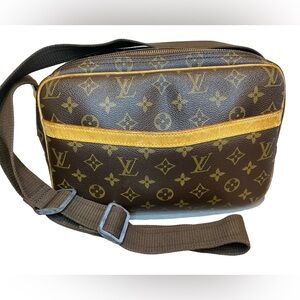 Louis Vuitton Monogram Reporter Crossbody Shoulder Bag (SP0043)